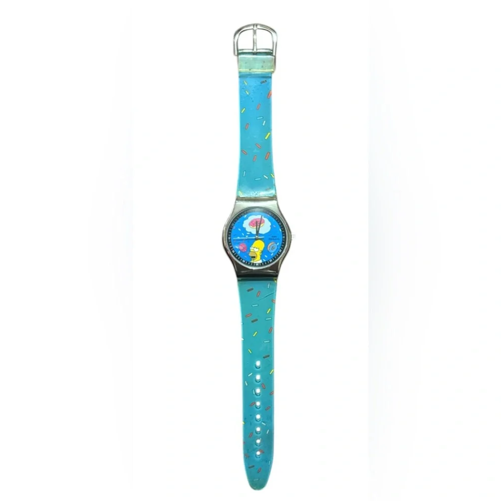 Collectible Swatch Watch ft. Homer Simpson & Donuts